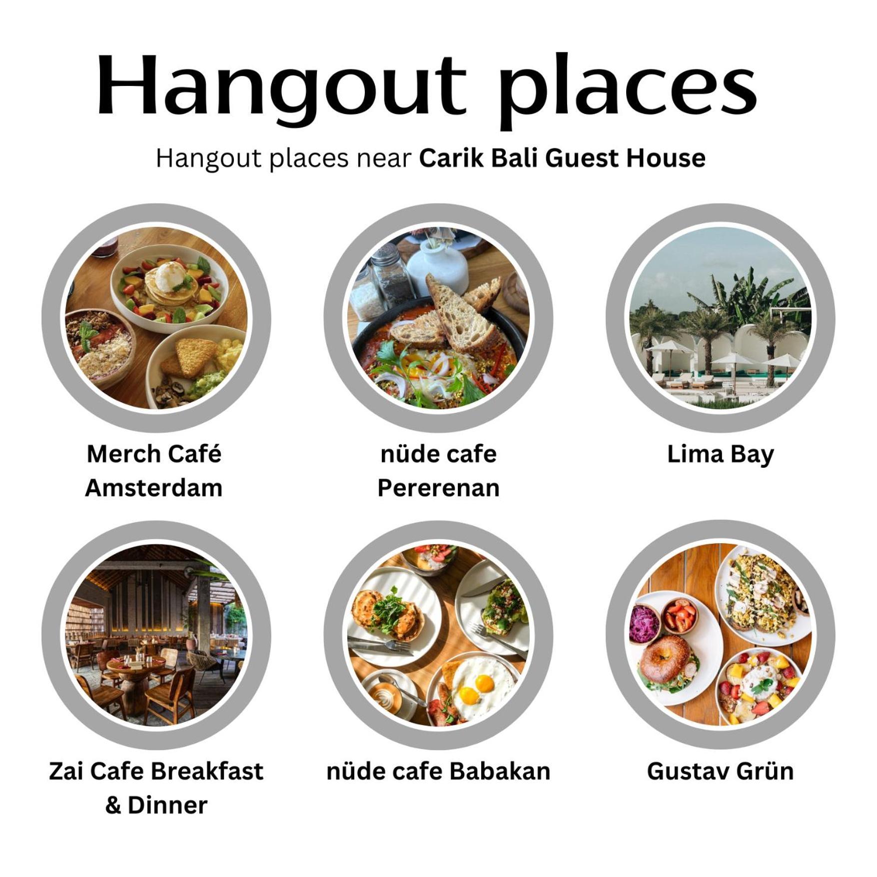 Carik Bali Guest House Canggu Eksteriør bilde