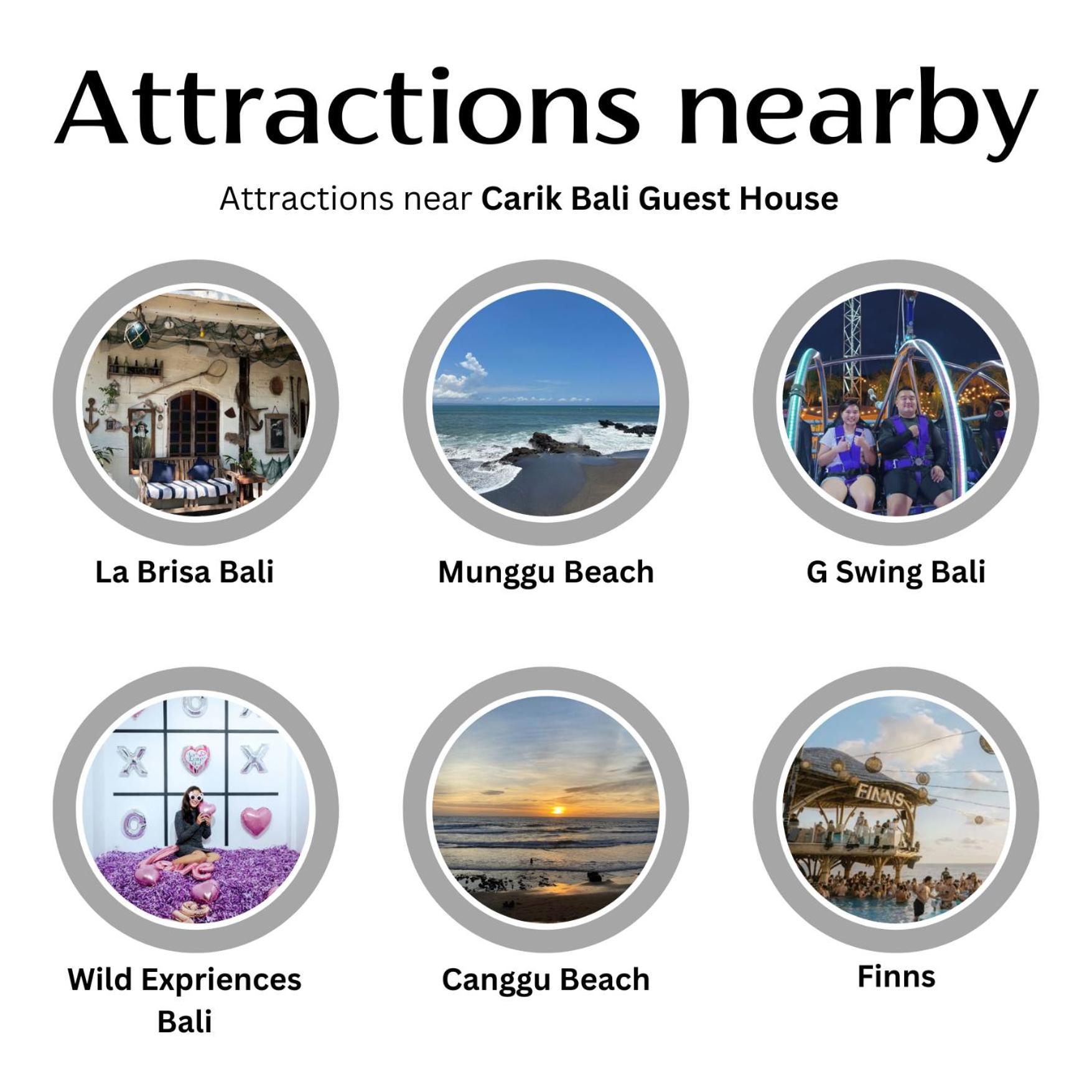 Carik Bali Guest House Canggu Eksteriør bilde